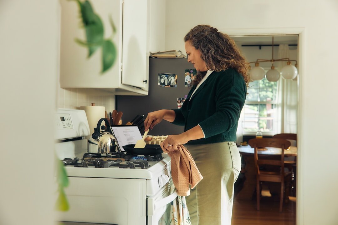 woman entrepreneur in kitchen